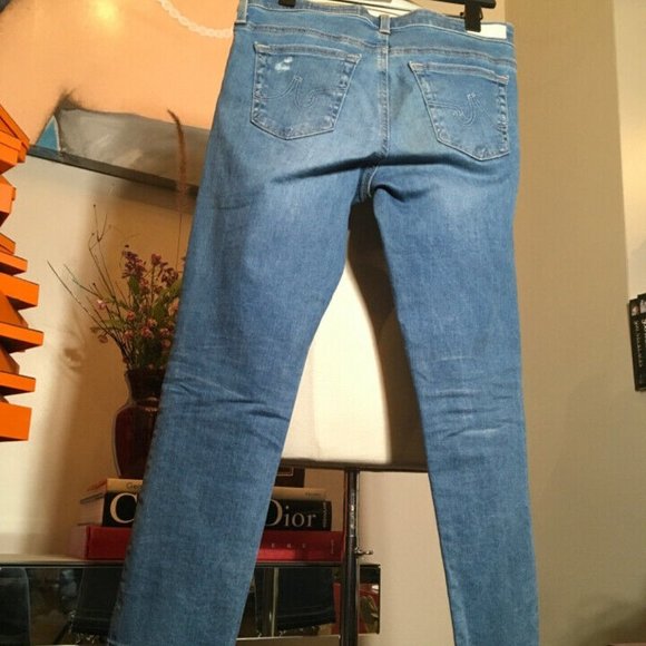 Adriano Goldschmed The Stilt Crop Distressed Jeans - Picture 8 of 9